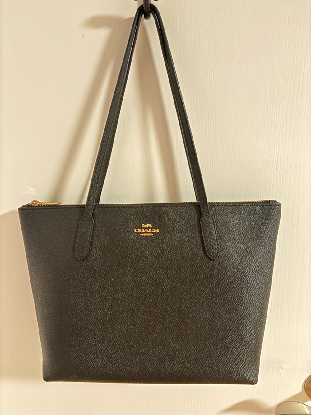 Coach Tote Bag with gold hardware